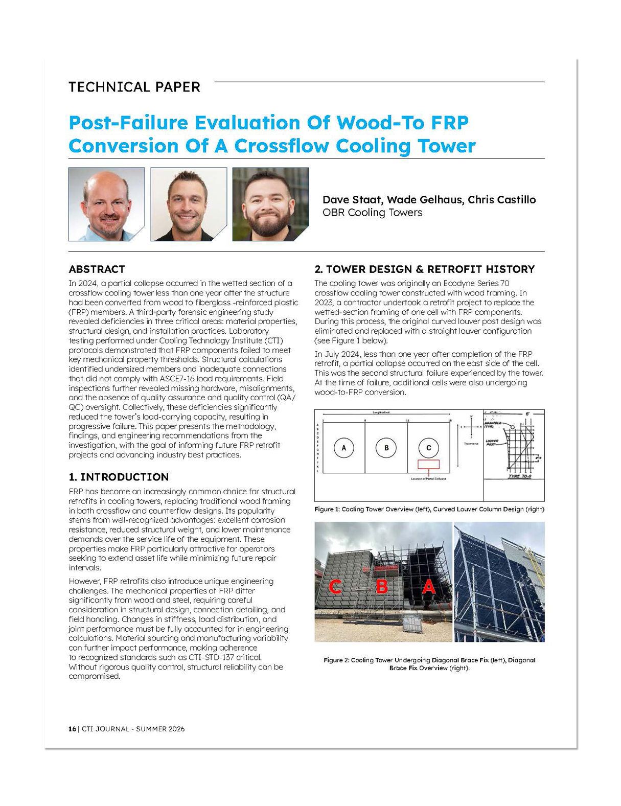 CTI Summer 2026 Technical Paper page one of OBR's Authored PaEr