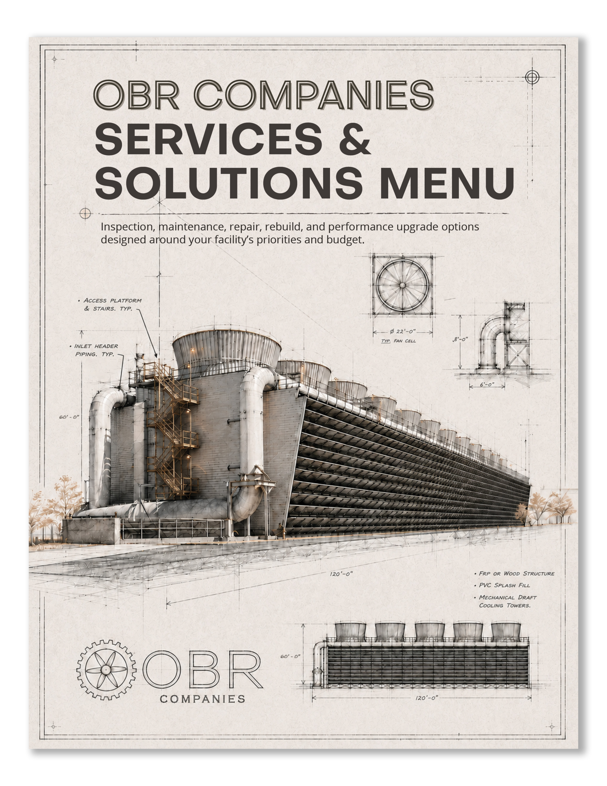 Repair Rebuild Service Menu_07212026-cover OBR's Repair and Rebuild Cooling Towers Service Menu