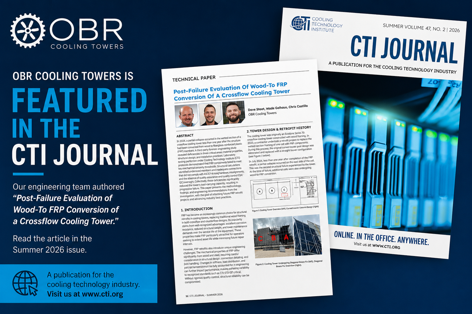 OBR Cooling Towers Featured in the Summer 2026 CTI Journal